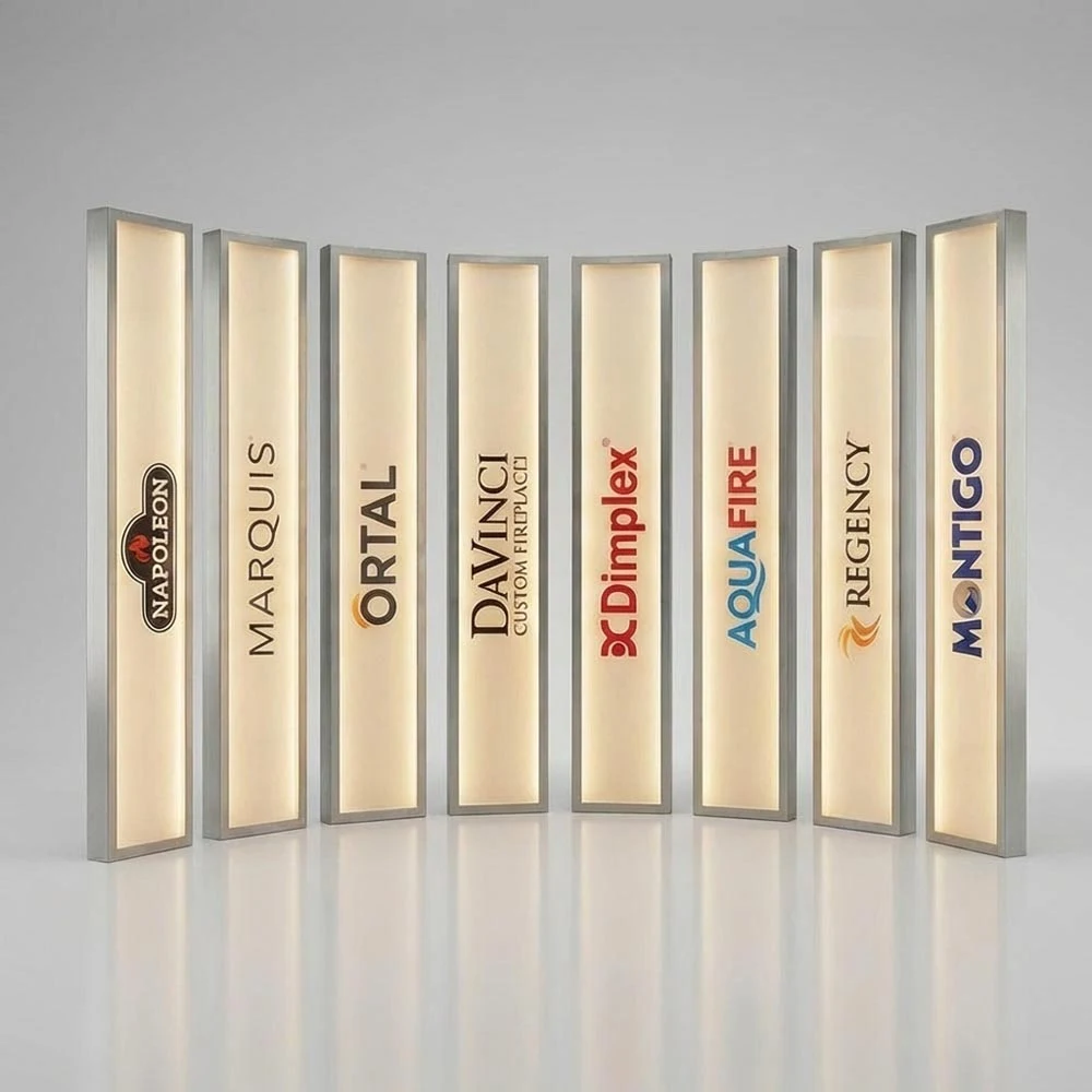 Premium fireplace showroom — Direct Air Systems Bolton and Markham