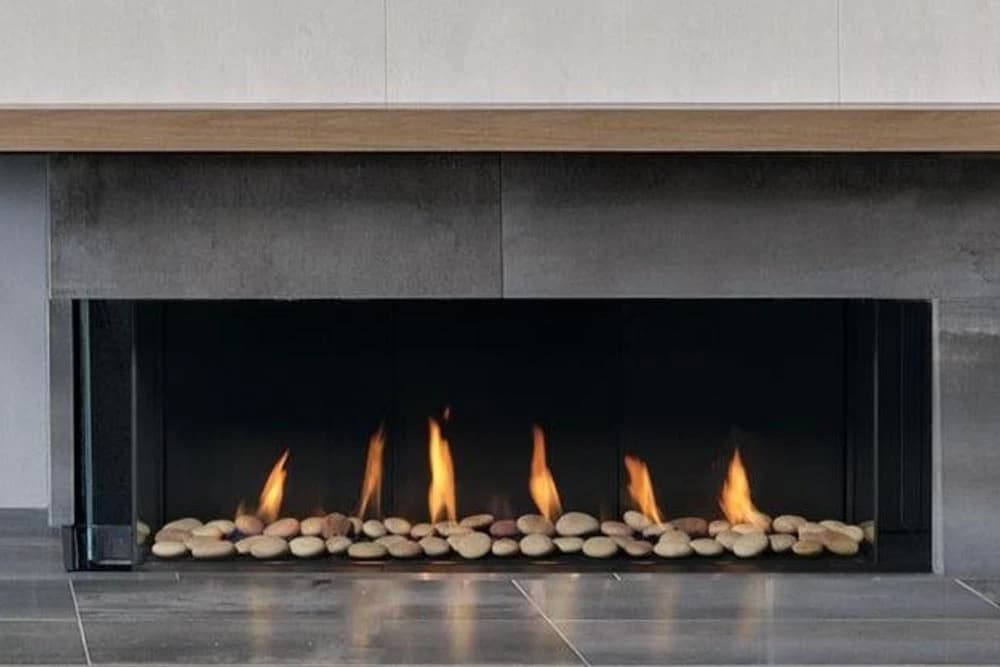 Direct Air Systems fireplace showroom — Napoleon, Marquis and Regency display units